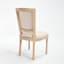 Chaise rembourrée avec pieds en bois