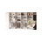 4-piece Set: 99.2"w Wardrobe Storage System With 4 Wooden Drawers, Adjustable Shelves And Hanging Rod-874598449