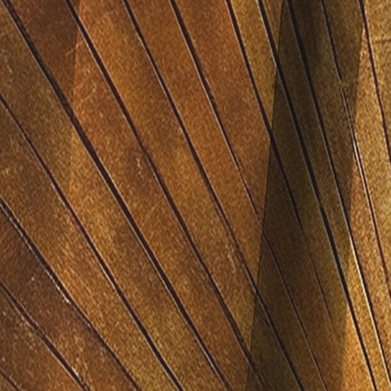Bronze brillant Symmetry IV - rideau Shapes - rideau occultant abstrait - 1 panneau, L 52 po x L 120 po