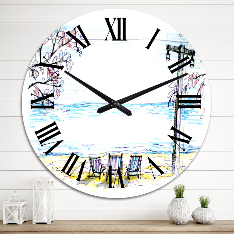 Horloge murale surdimensionnée, Grand