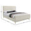Tufted Upholstered Low Profile Platform Bed-496311335-496311331