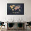 Carte du monde, art mural contemporain-129151852-129418386