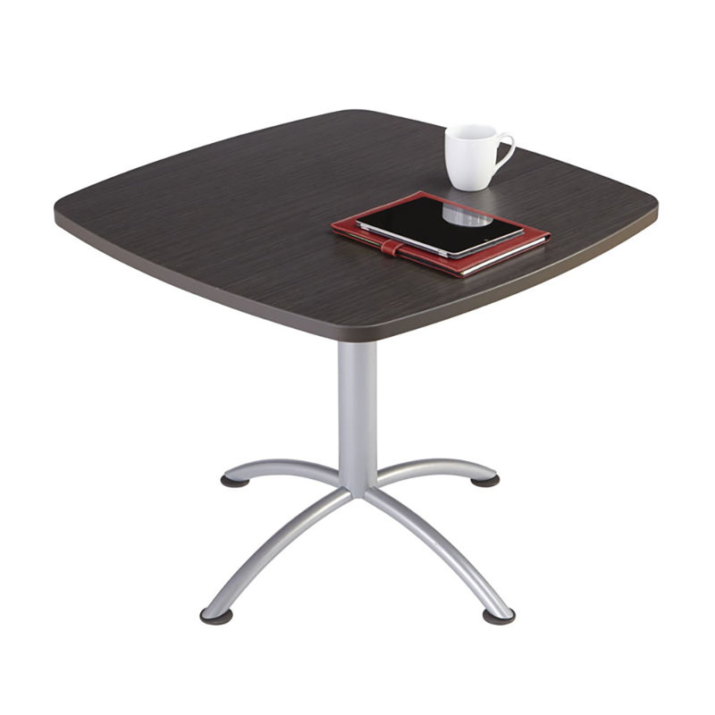Table de salle à manger iLand, H 42 po x l 36 po x P 36 po, Noyer gris