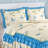 Butterfly Magnolia Ruffled Edge Pillow Sham Set
