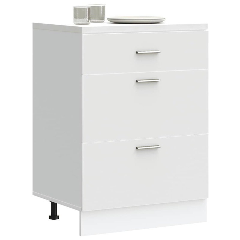 Lyon Kitchen Base Cabinet Lyon, white