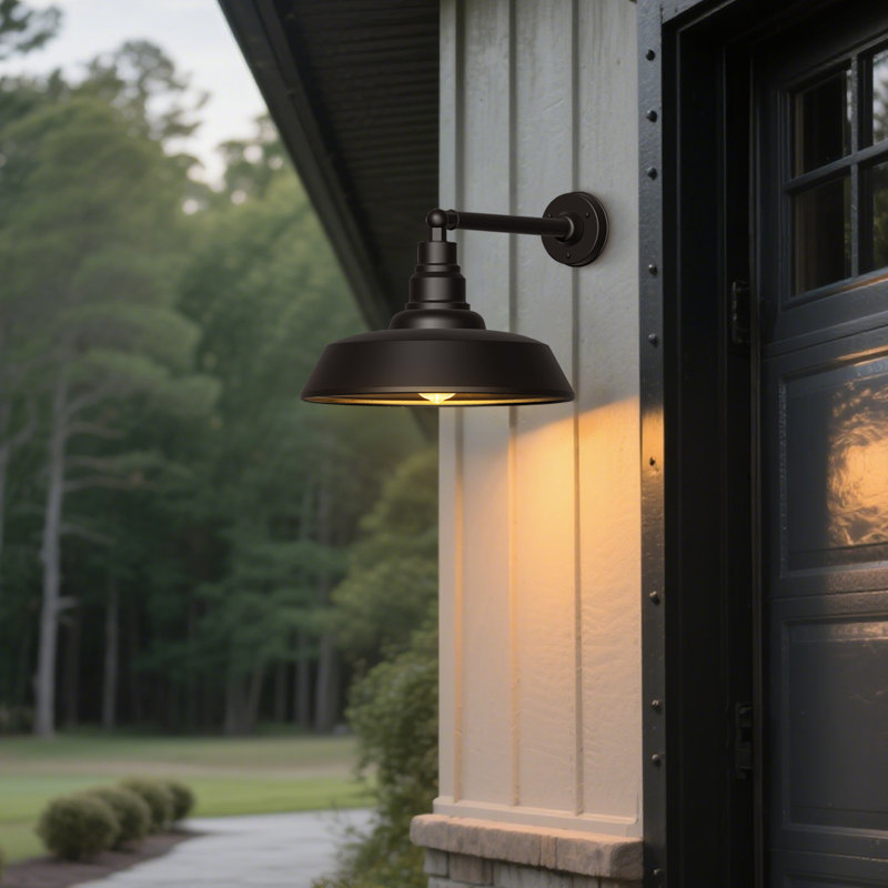 Outdoor Barn Light, 11.6" H x 18" W x 25" D