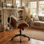 Chaise de bureau rembourrée à hauteur réglable-447121391