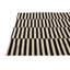 Tapis noir et blanc Ousley