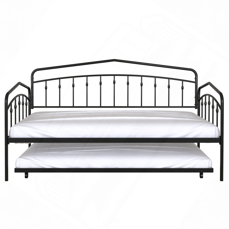 Daybed With Trundle, Black