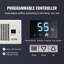 Ventilateur mural blanc avec télécommande incluse VEVOR-93534036-93534038
