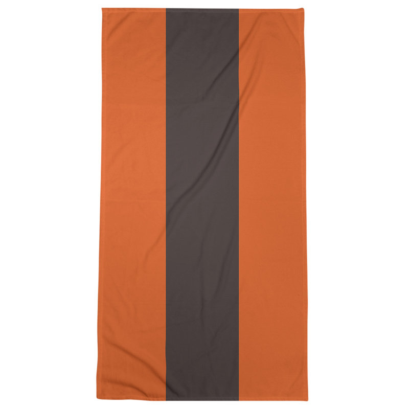Cleveland Beach Towel, Dark Orange/Brown