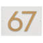 Plaque d’adresse murale sur 1 ligne flottante-41299725-41303815-41299943