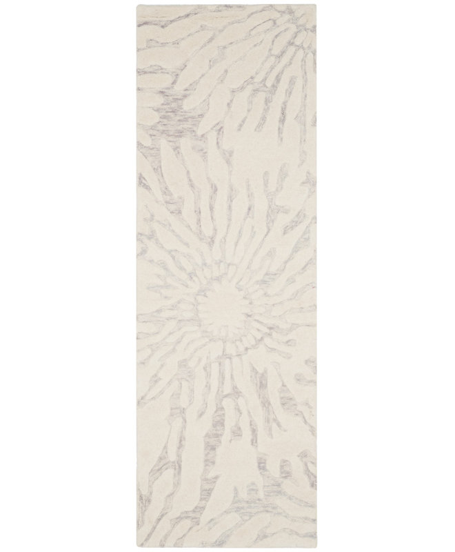 Jefferson Hand Tufted Wool Abstract Rug, Runner 2'3" x 7'
