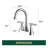Centerset 2-handle Bathroom Faucet with Drain Assembly-100607418
