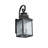 23"(H) Outdoor metal wall lamp with transparent glass cover