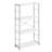 Chrome 4-Tier Rectangular Bookshelf (Bookshelf)-947006947