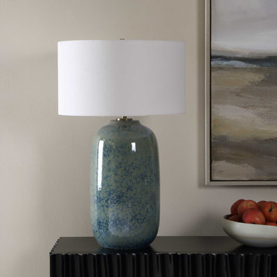Lampe de table bleu et sauge Uttermost Caliendo