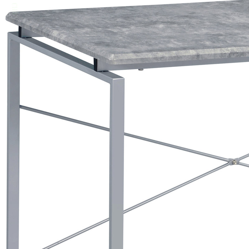 Bureau d'écriture avec base en métal