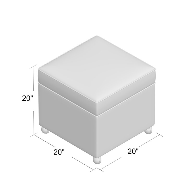 Aiden Square Ottoman