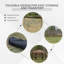 Pavillon de jardin hexagonal escamotable Outsunny