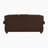 Southlake 86" Traditional Top Grain Leather & Faux Leather Sofa with Nailhead Trim, Solid Wood Feet, Attached Cushions-1052240769