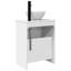 Single Bathroom Vanity with Ceramic Basin-1486182947