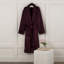 Peignoir mi-mollet en velours avec poches-44683897