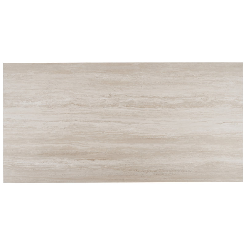Carrelage de sol et de mur en porcelaine de style travertin 23,45 po x 47,07 po Roswell (31 pieds carrés / caisse)