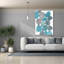 «Boho Beautiful 2 Blue» par Moira Hershey, art mural sur toile-1163592478