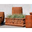 Vintage Lion Head Concrete Rectangular Planter - 42.5" L. x 19" W. x 14.5" H. Rust Colour