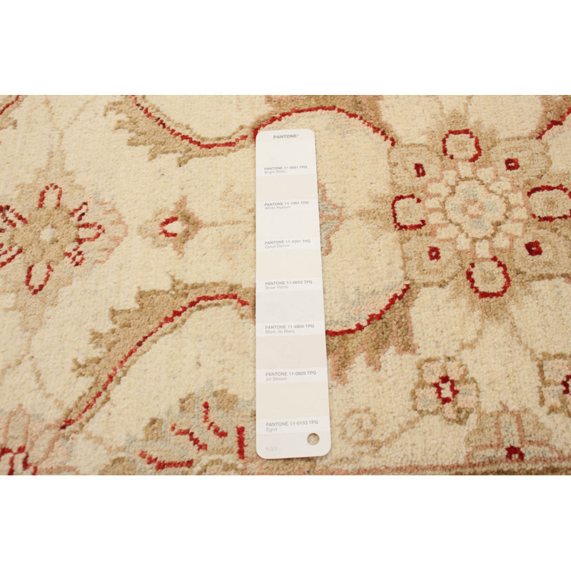 Tapis unique en laine noué à la main 3 pi 10 po x 5 pi 9 po nouvel âge Reims