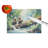 River Otters at Play Glass Cutting Board