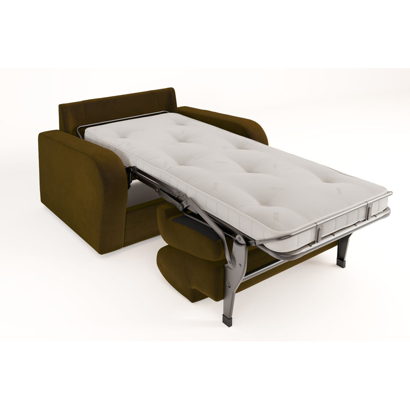Jay-Be® Deco Snuggler Sofa Bed with e-Sprung™ Mattress - Luxe Velvet, Shiraz