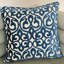 Velvety French Medallion Indoor/Outdoor Pillow Cover & Insert-550543233-642912526