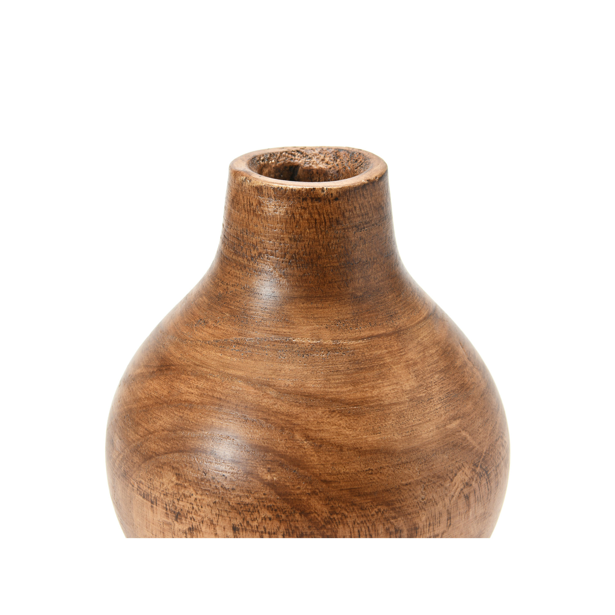 Mylo 8'' Solid Wood Table Vase