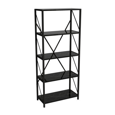 Bookcase Metal Manufactured Wood Hilda