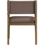 Chaise de salle à manger en cuir Vina-74330773-74330775