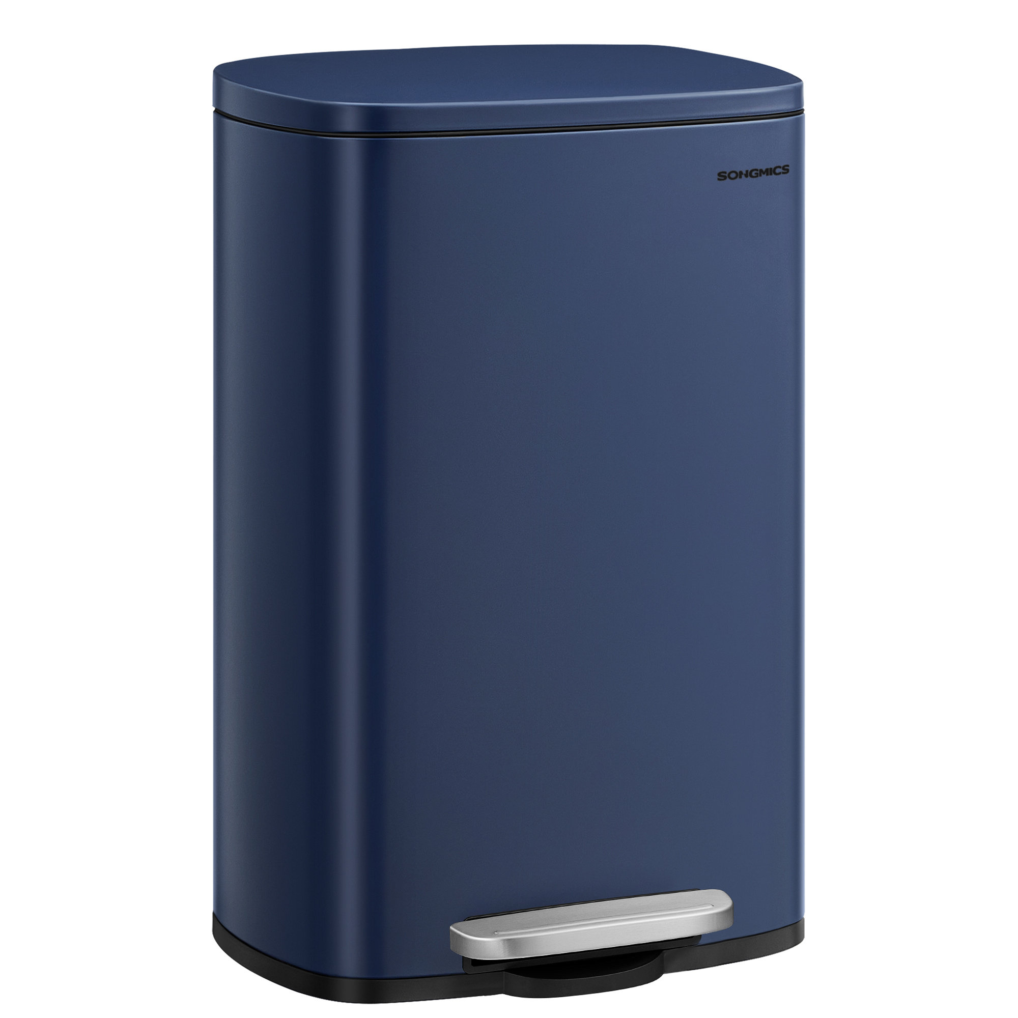 Songmics Stainless Steel Step On Trash Can