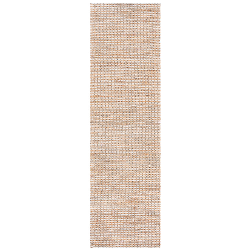 Tapis jacquard en fibre naturelle 559, Tapis de couloir 2 pi 3 po x 8 pi