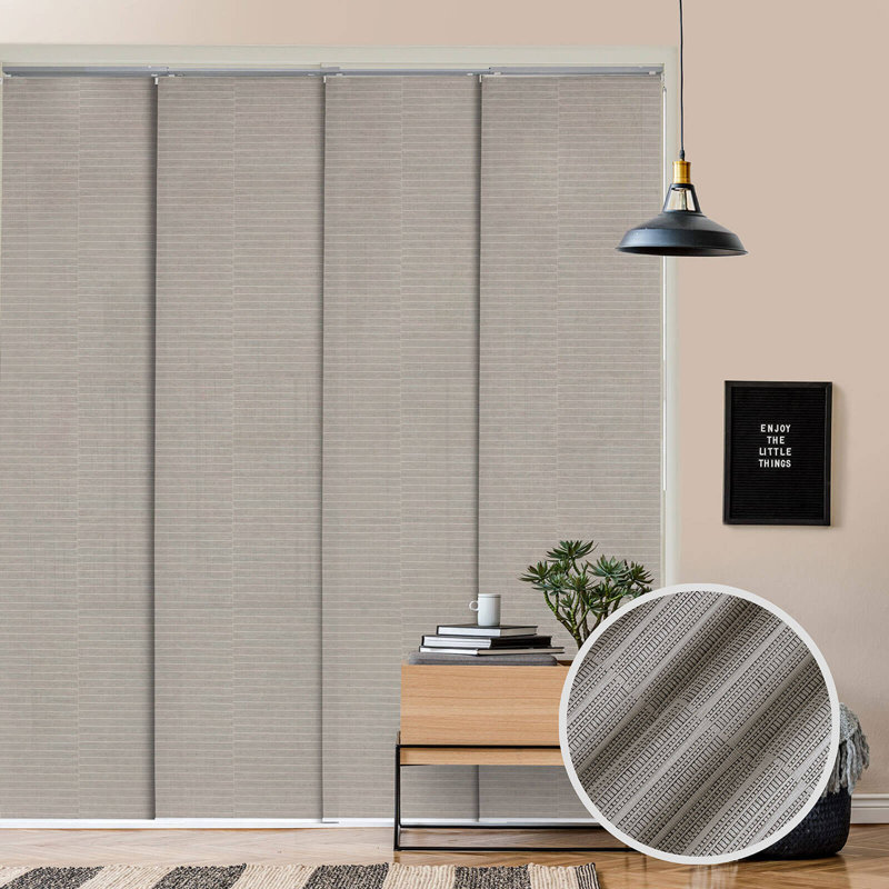 Semi Sheer Vertical Blind, Ivory