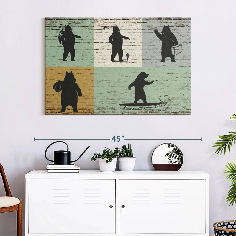 Impression sur toile à thème sport, H 26 po x l 39 po x P 1,25 po