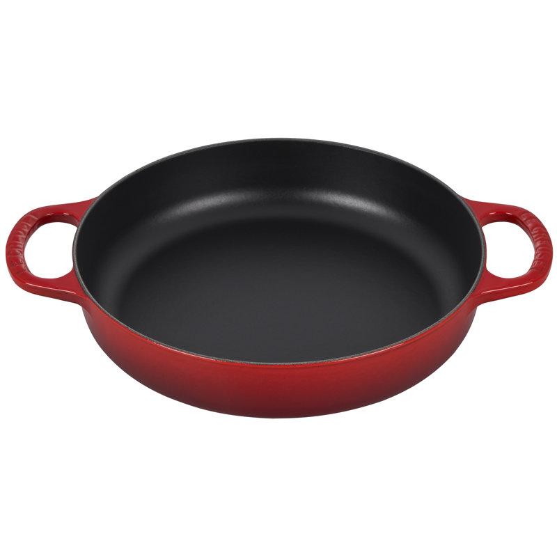Signature Enameled Cast Iron 11" Everyday Pan, Cerise