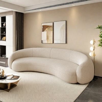 Modern Simple Style Curved Sofa