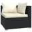 27.6" Wide Square Patio Sectional Set with Cushions-2105878007-2090164324