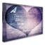 « a true love story never ends », art textuel sur toile tendue-21936277