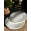 Assiette plate en porcelaine blanche Wheat