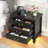 4-Drawer Solid Wood Nightstand With Charging Station, Human Sensor Light, Cable Management-969852307