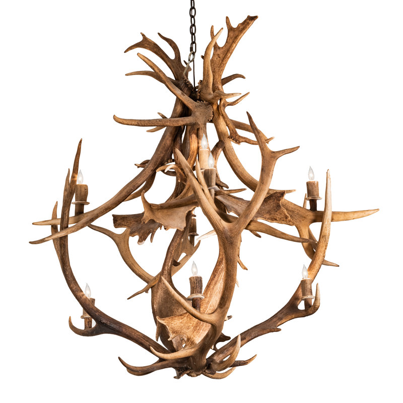 Rustic Lodge 10 - Light Chandelier
