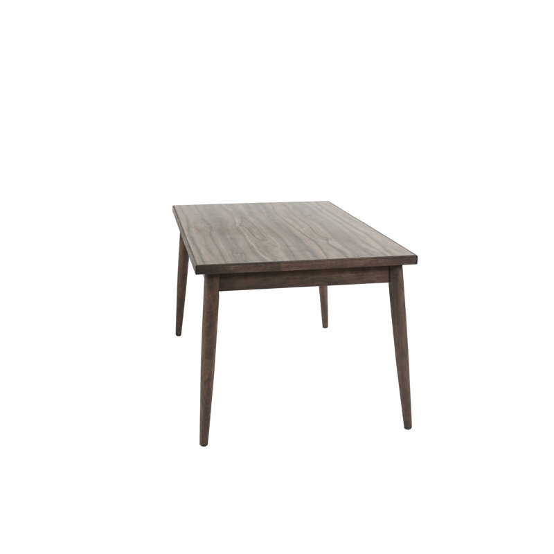 Contemporary Walnut Finish Dining Table
