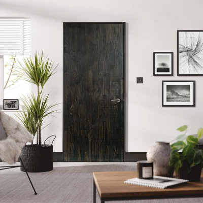 Smooth Pine Wood Single Prehung Interior Door
